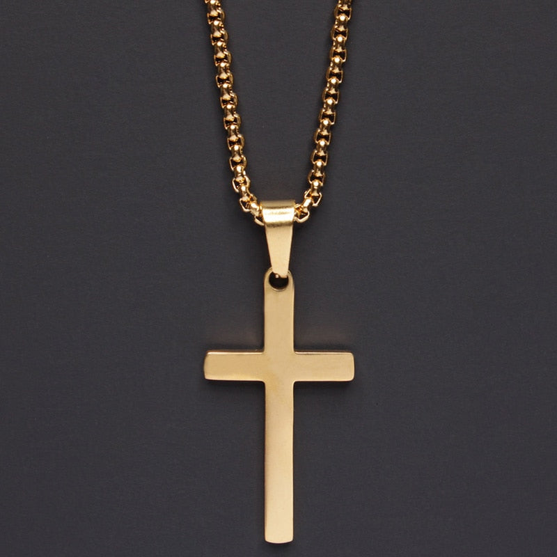 Classic Cross Men Necklace